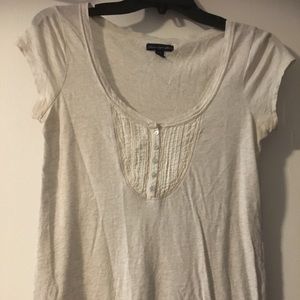 American eagle cream colored top